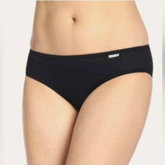 Women's Jockey Comfort Underwear ,3-Pack, Black, Size 5, NWOT - Picture 1 of 7